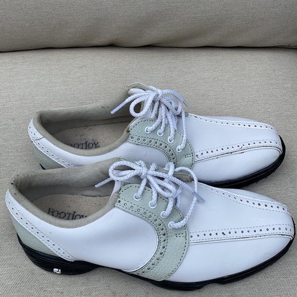 Footjoy GreenJoys Women's Golf Shoes White/Cloud 6.5 - Picture 5 of 7